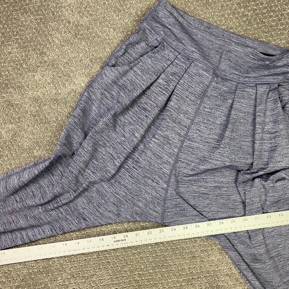 Lululemon Grey Happy Hotha Slouch Crotch Harem Pants Women's 6 Gray Yoga Pants - Picture 11 of 12